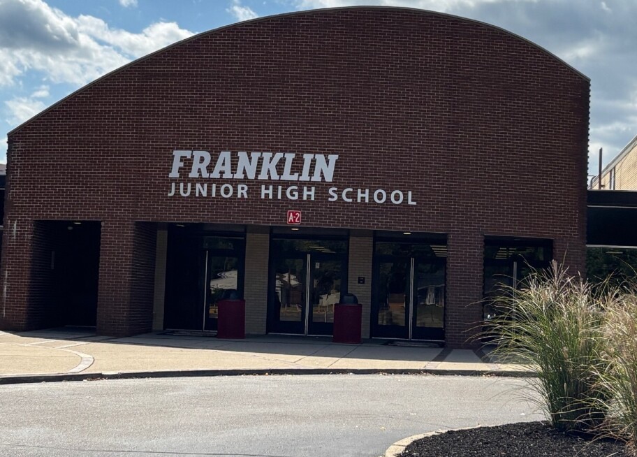 front view of Franklin Junior High School